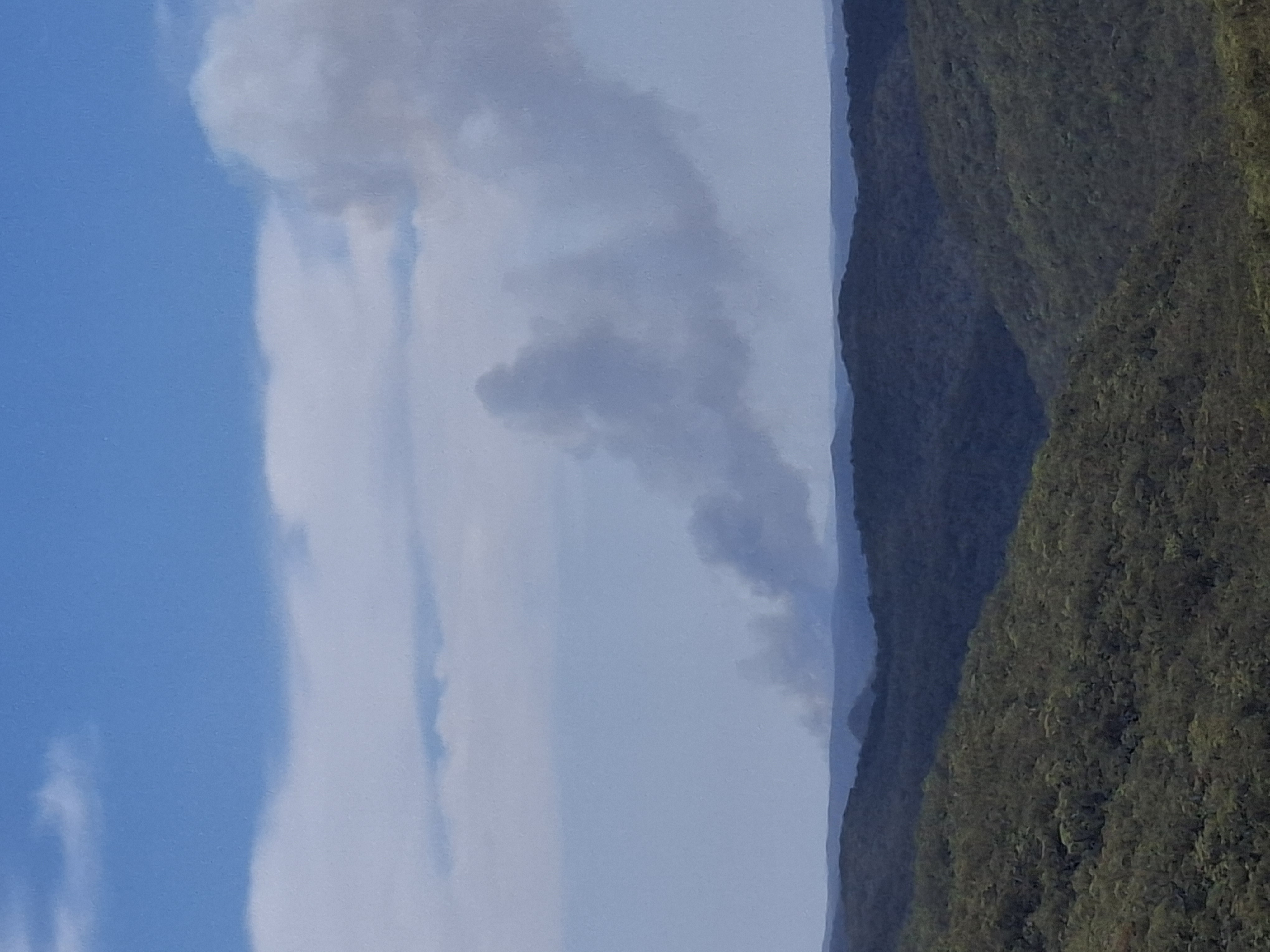 Koolewong Fire from Berowra Fire Tower